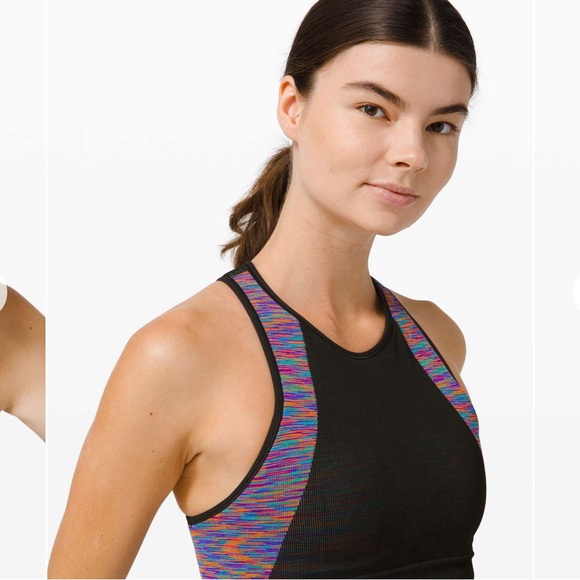 Lululemon Love Revealed Bra Black / Rainbow - Picture 3 of 9